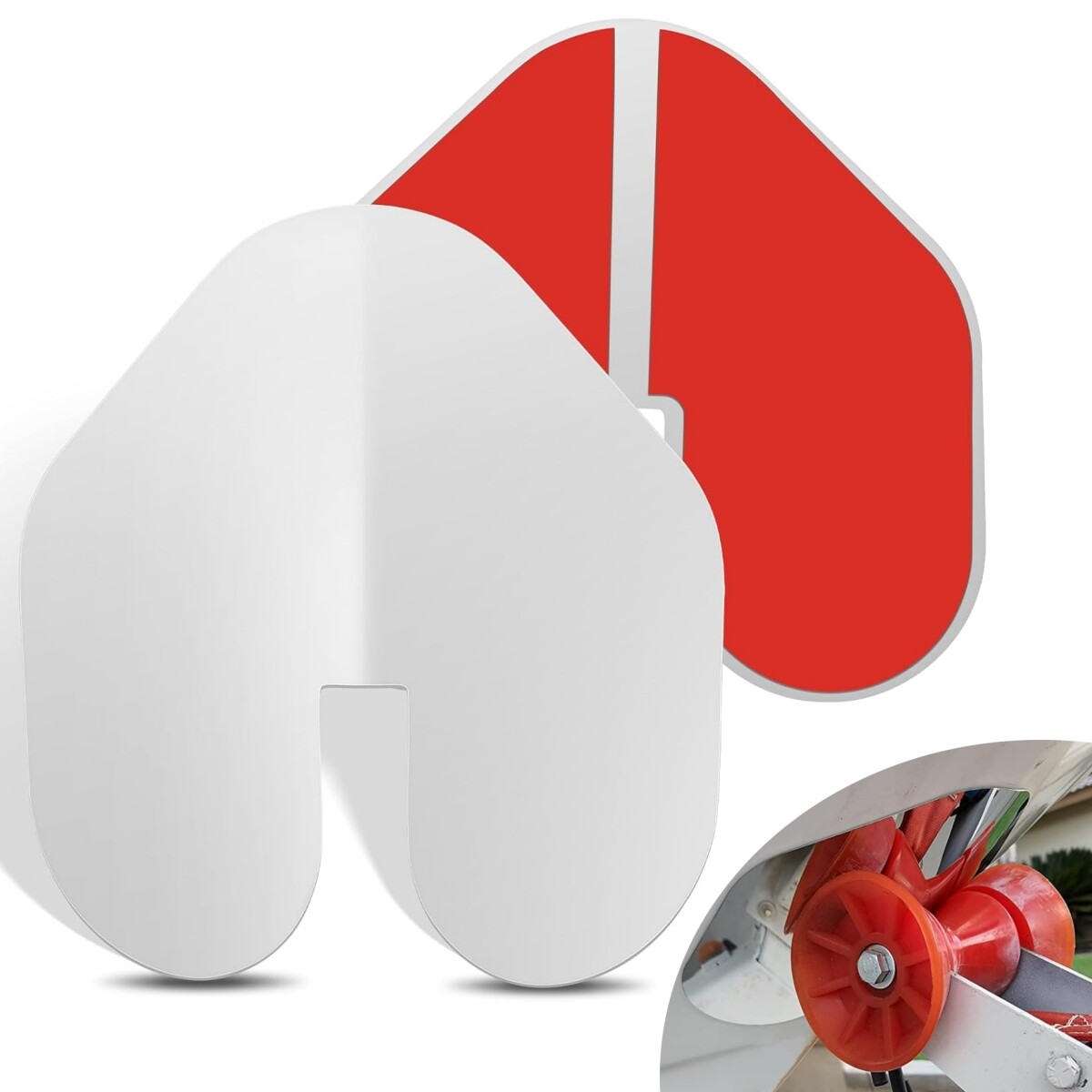 80638 Bow Guard with Notch for Boats Stainless Steel Boat Bow Protector (1 PCS)