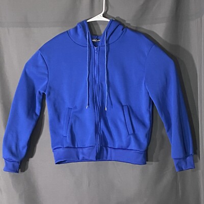 Shein Hoodie Mens Sm Blue Classic Casual Sports Sweatshirt