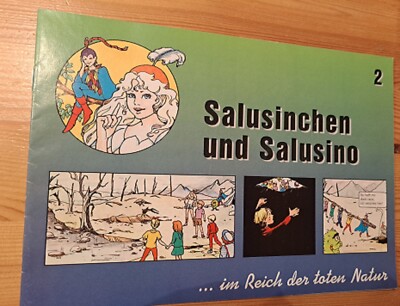 Promotional Comic Salus Natural Medicines SALUSINCHEN AND SALUSINO Volume 2 1995 Z 0/1