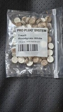Starborn TREX 100 Pcs Pro Plug System - Plugs ONLY - Woodgrain White