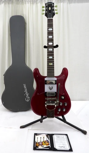 Epiphone 50th Anniversary 1962 Reissue Crestwood Custom Electric Guitar Red RH