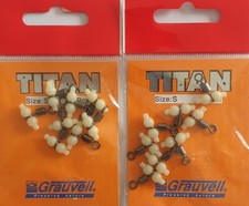 Grauvelle Titan émerillon rolling avec perle phospho montage pêche 16 pièces 