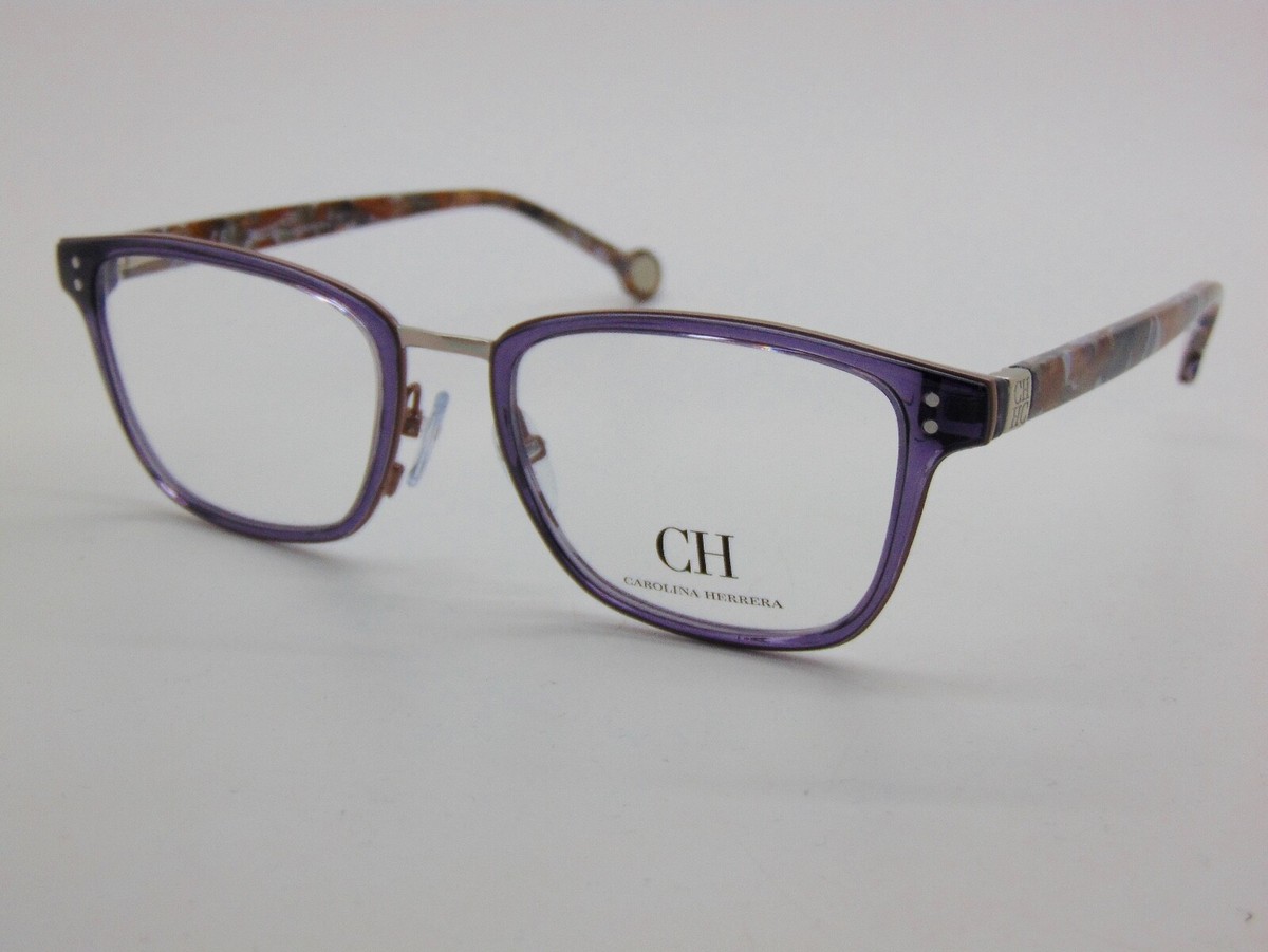 NEW Authentic CAROLINA HERRERA VHE728 Col. 0916 Violet 51mm  display picture 1