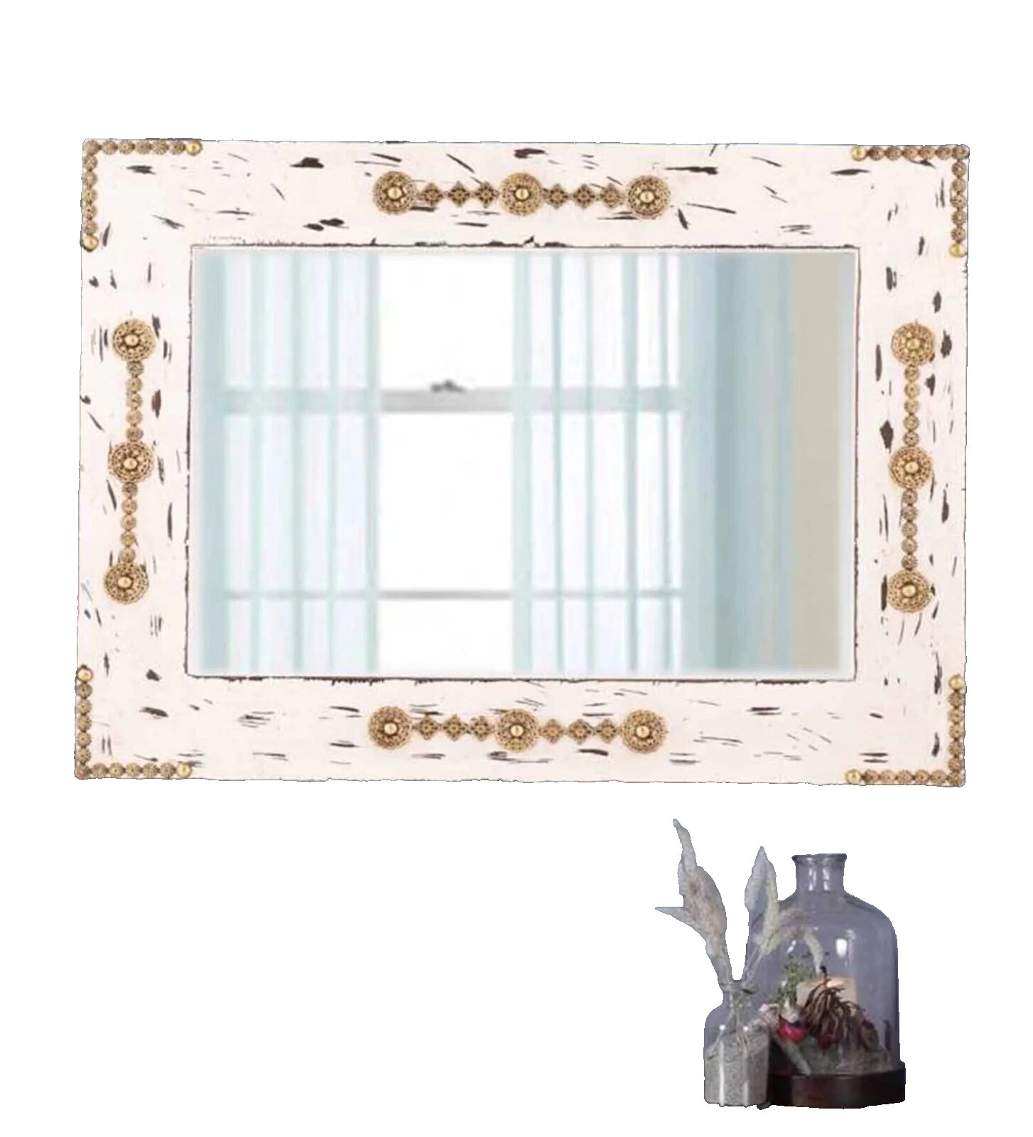 Wood Frame Bedroom Vanity/Tabletop Mirror Home Décor Mirrors