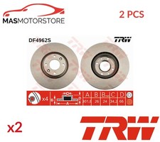 BREMSSCHEIBEN SATZ PAAR VORNE TRW DF4962S 2PCS A FÜR DS DS5,DS 4 DS 4 CROSSBACK