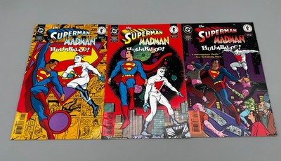 Superman/Madman Hullabaloo #1 - #3 Complete Set 1997 DC/Dark Horse Comics