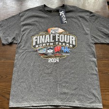 Gear NCAA Final Four North Texas 2014 T-Shirt College Basketball Gray Size Large