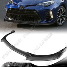 For 17-19 Toyota Corolla Se Xse Carbon Painted Gt-style Front Bumper Lip Spoiler