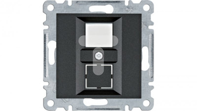 Lumina Płytka podwójna Keystone Jack czarny WL2323