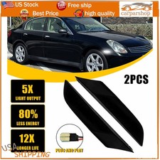 FOR INFINITI G35 Sedan 4D 03 2004 2005 2006 WHITE FRONT SIDE MARKER RIGHT LEFT S