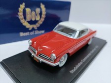 Bos 1:43 Studebaker Commander 1953 Red Car Model