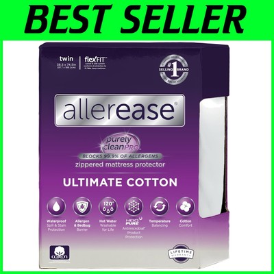 AllerEase Ultimate Waterproof Mattress Protector - Twin