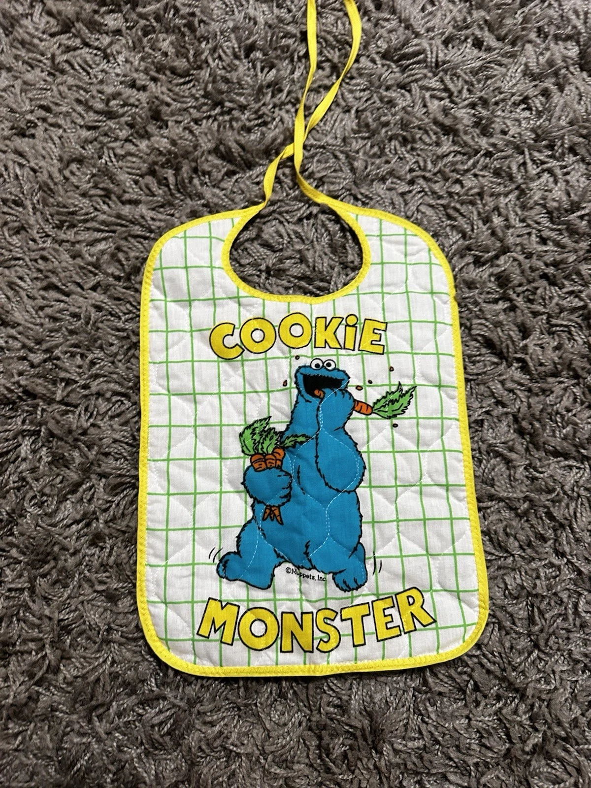 Vintage Cookie Monster Bib
