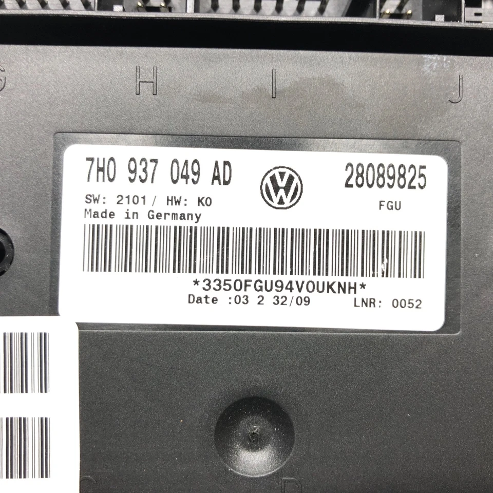 Módulo de control de carrocería BCM 2003-2009 Volkswagen Transporter T5 Multivan 7H0937049AD Foto 3 de 3