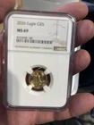 Eagle 2026 $5 Gold Coin NGC MS69 Uncirculated San Francisco Business Strike