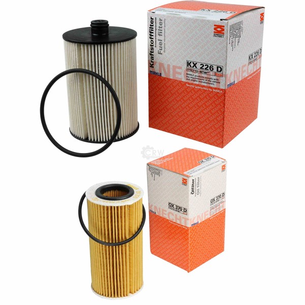 Mahle / Knecht Set Filterpaket Kraftstofffilter KX 226D ÖLfilter OX 370D-image