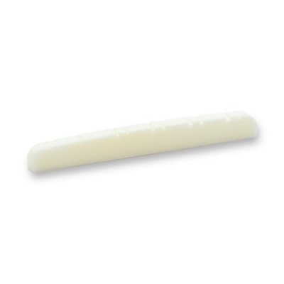 Knochen 12-saitige Mutter für E-Gitarre - 48 mm (gebleicht)