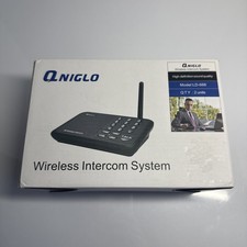 New - Qniglo Wireless Intercom System LD-666 - 3 Pack, 1800 Ft Range B3 