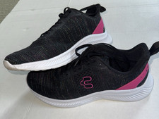 EC Charly Negro Rosa Mujer Talla 11 Mediano Correr Caminar Deportes Zapatillas RÁPIDO