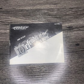 Defender of the Crown (NES) Game+Dust Cover +manual.