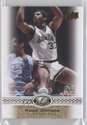 2011 Upper Deck All-Time Greats 17/50 Magic Johnson #142 HOF 7y2