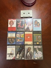 Large Lot Of Vintage Cassettes Blues, Contemporary, And Light Rock Look