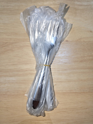 Velaze 12x Edelstahl Dessertgabeln, 18/10 Premium Besteck Spülmaschinenfest