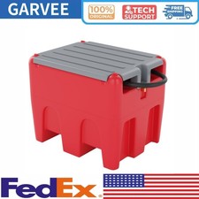 Portable Fuel Tank 58 Gallon Diesel  Gasoline Transfer Tank W/12V Electric Pump