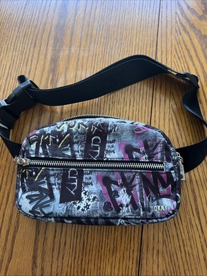 Dkny Bodhi Belt Bag Black Multi Silver