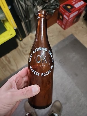 First National Brewing Co Mckees Rocks Pa Beer Bottle Phoenix Top 