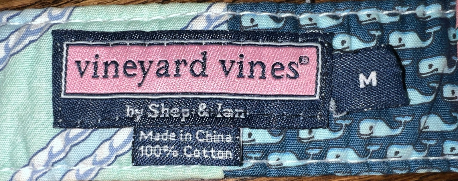 Vineyard Vines D Ring Belt Medium Patchwork Cotton - image 3