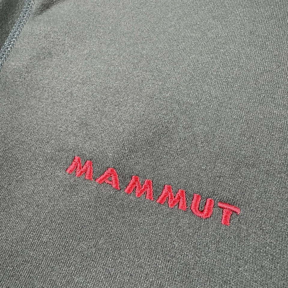 Vellón Mammut Gris Rojo Spellout Hombre’s 1/2 Cremallera Hombre Talla Grande Portugal  Foto 4 de 4