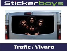 Renault Trafic Vauxhall Vivaro  Rear Door Decal Sticker Graphic RV014