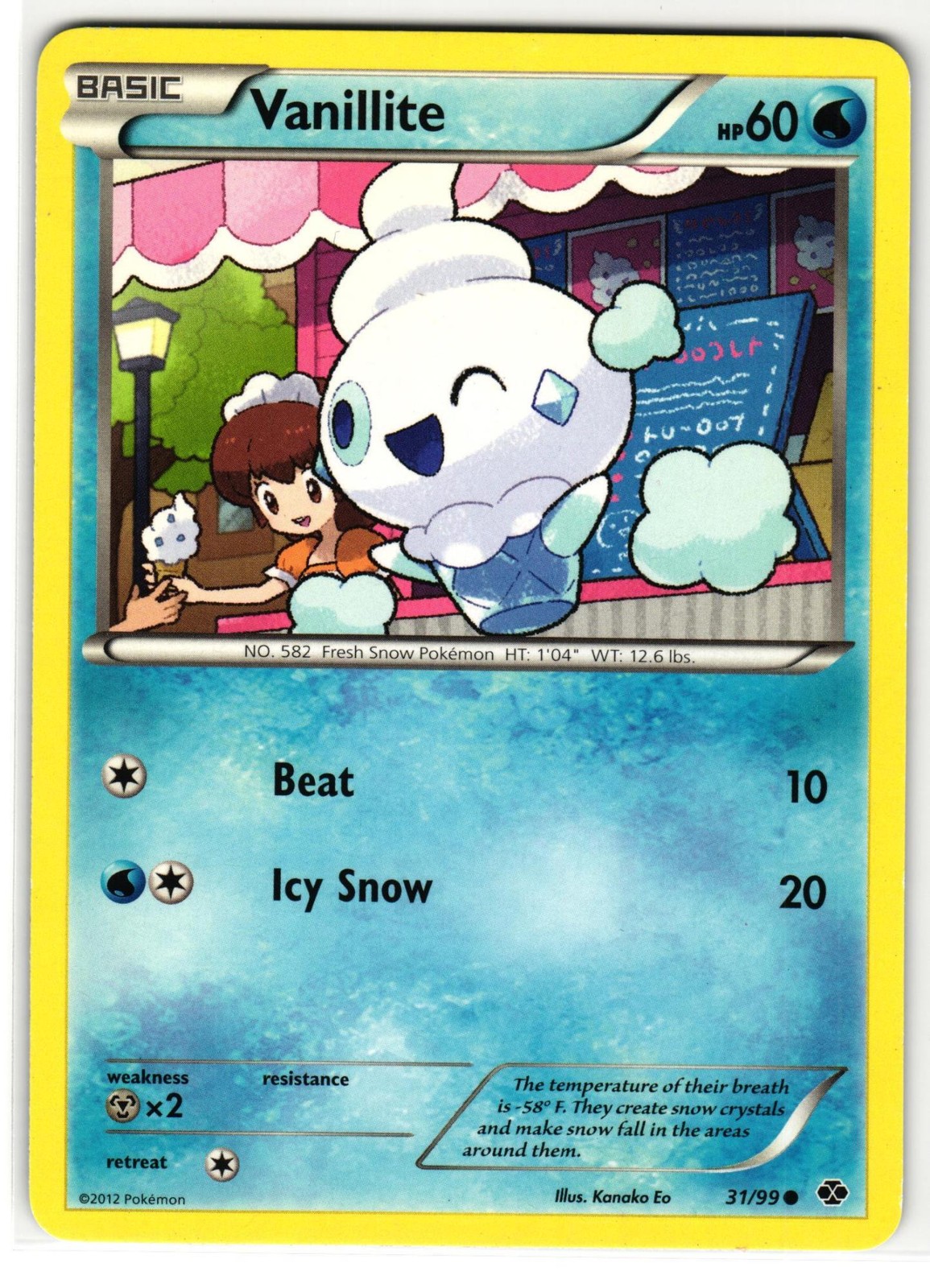 VANILLITE 31/99 NEXT DESTINIES ENGLISH POKEMON TCG