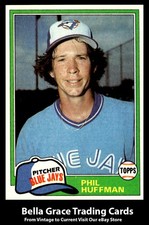 1981 Topps Phil Huffman #506 Toronto Blue Jays MLB Baseball 