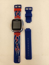 VTECH 1716 Kidizoom Smart Watch With Camera. Fire Red Blue Wristband  Extra