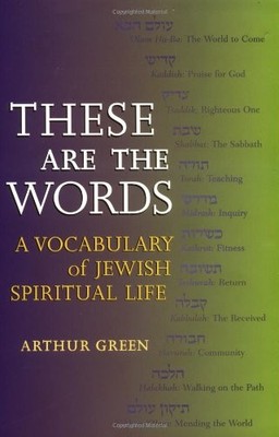 THESE ARE THE WORDS: A VOCABULARY OF JEWISH SPIRITUAL LIFE By Arthur Green *NEW*