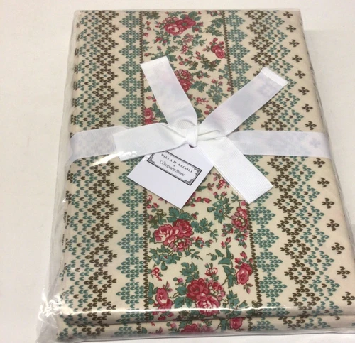 The Company Store Villa D’Ascoli Rose Stripe Tablecloth-70X120