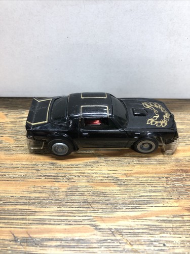 TYCO COMMAND CONTROL Firebird Black LIGHTED SLOTLESS CAR