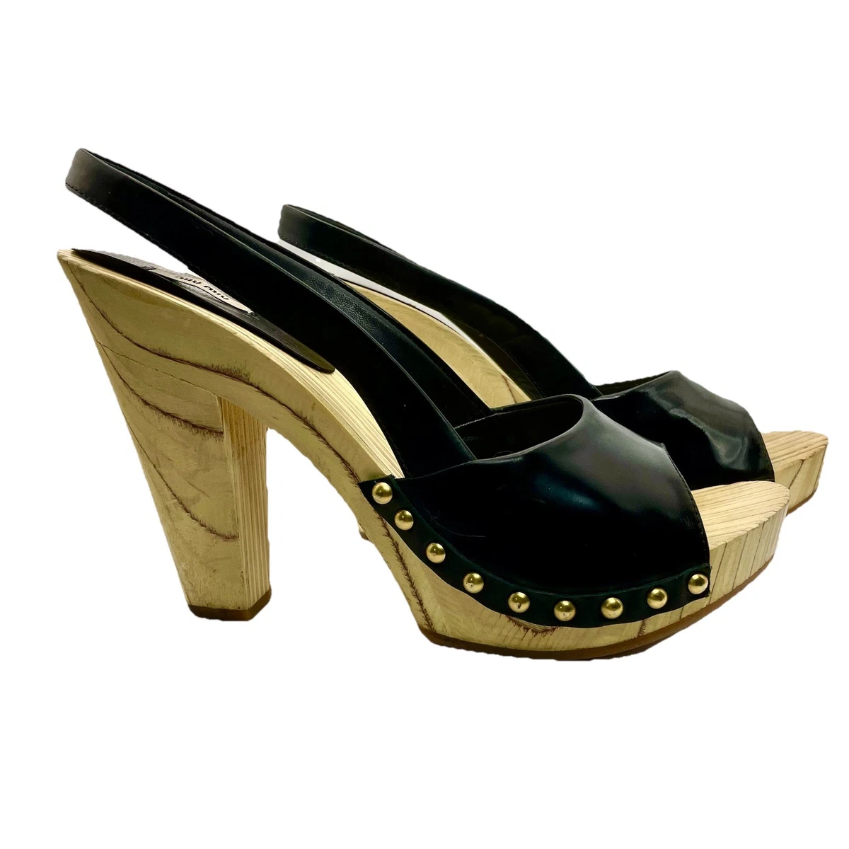 Miu Miu Heels Slingback M for sale | eBay