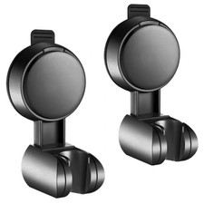 2 Pack Shower Head Support Holder 362�� Shower Head Holder Wall Mount holder-Gra