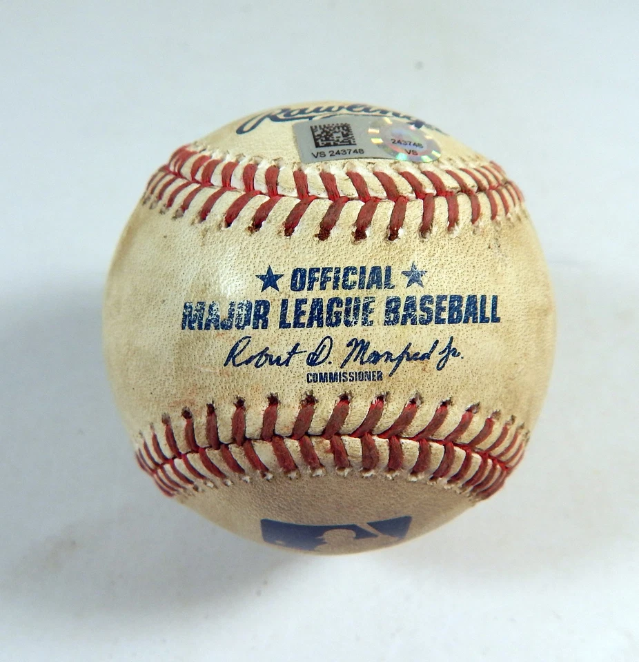 2020 Pitt Pirates Cincinnati Reds Game Used Baseball Mike Moustakas Home Run HR - Image 4 of 4