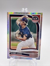 2024 Panini USA Stars & Stripes Zachary Estrada #113 Silver Speckle Opening Day