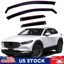 In-channel For Mazda CX-30 2020-2025 Window Visors Wind Deflectors Rain Guards