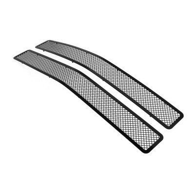 Fits 1994-1999 Chevy C/K Pickup/Suburban/Tahoe Upper Stainless Black Mesh Grille