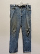 Vintage Levi's 540 Relaxed Fit Jeans' Men 36x30 Medium Wash Distressed Hole USA