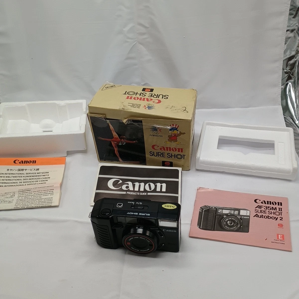 Preços baixos em Câmeras de Filme Compacta Canon Sure Shot | eBay