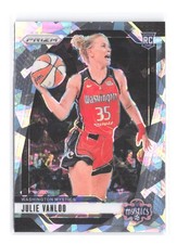 2024 Panini Prizm WNBA Julie Vanloo Ice Parallel Rookie Card RC 42 Mystics