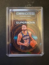 2021-2022 Panini Obsidian Stephen Curry Supernova ORANGE ETCH 15/35!