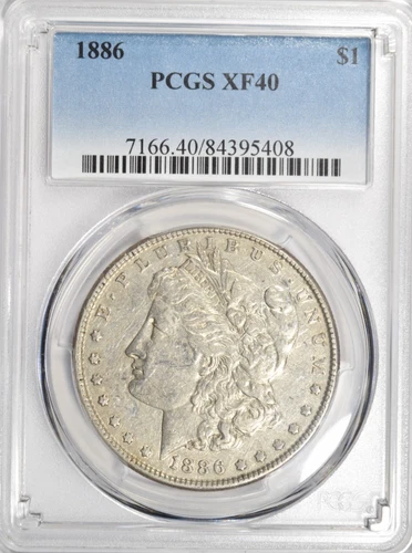1886 MORGAN DOLLAR ~ NICE PCGS XF40!